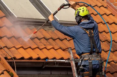 Démoussage et hydrofuge de toiture à Goux-lès-Dambelin